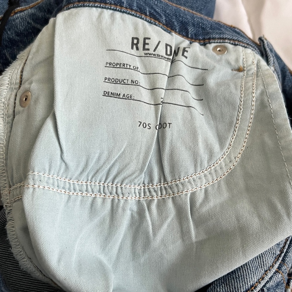 Re/Done 70s Crop Boot jeans size 28 new with tags - Picture 5 of 7